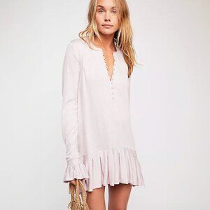Free People Your Girl Tunic in Dusty Lavender - NWT sz X-Small